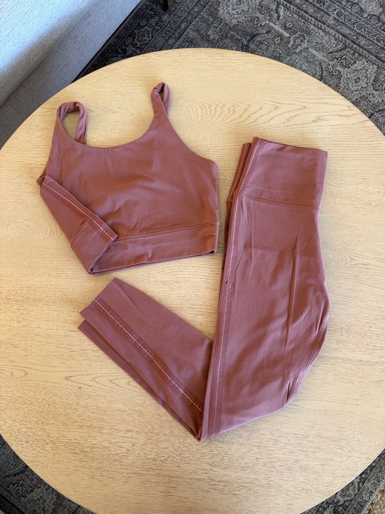 Nike Pants - NIKE Women’s Seamless High-Waist Legging & Sports Bra Set terracotta